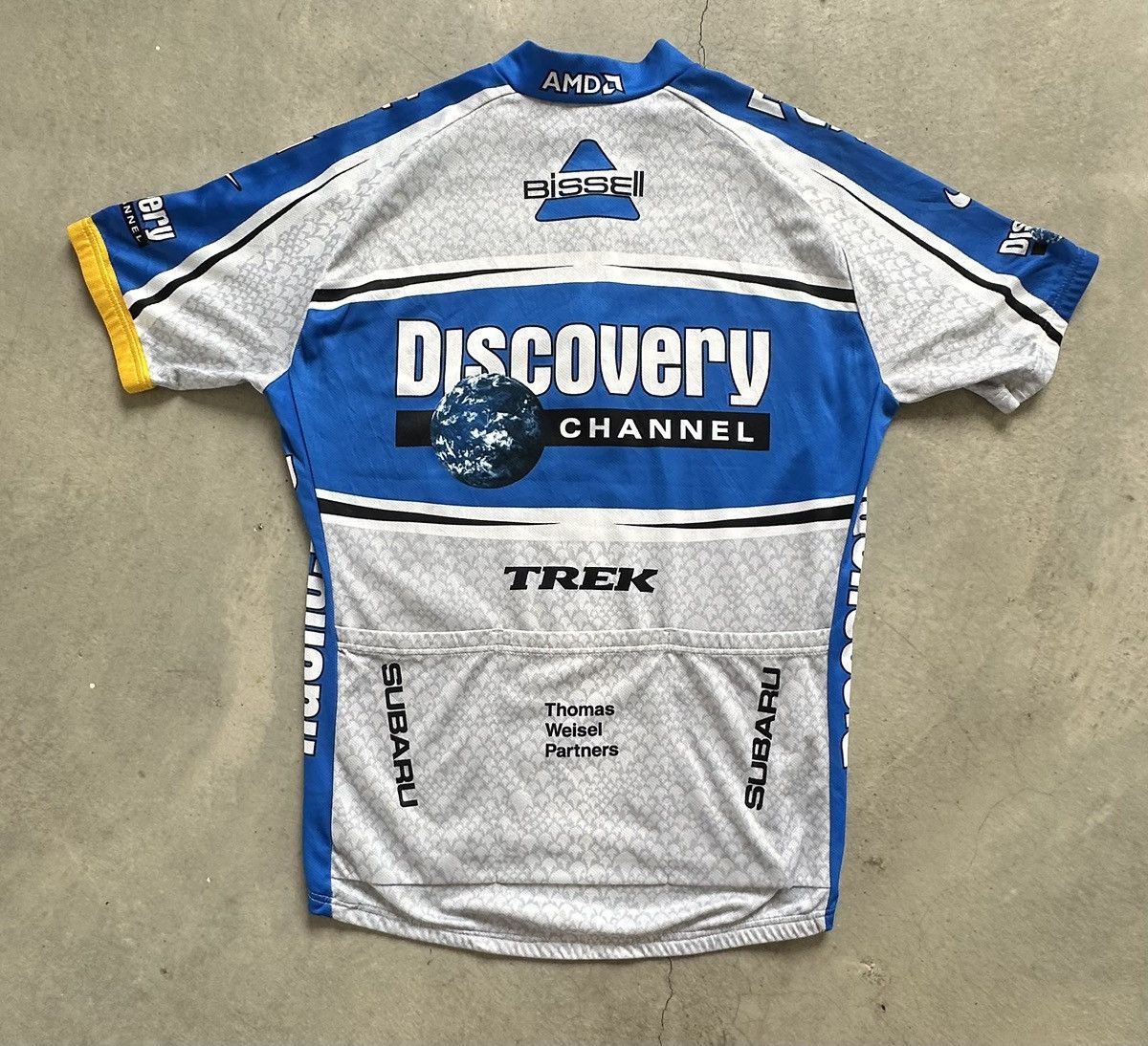 Nike × Vintage VINTAGE NIKE X DISCOVERY CHANNEL CYCLING JERSEY Size US M / EU 48-50 / 2 - 7 Thumbnail