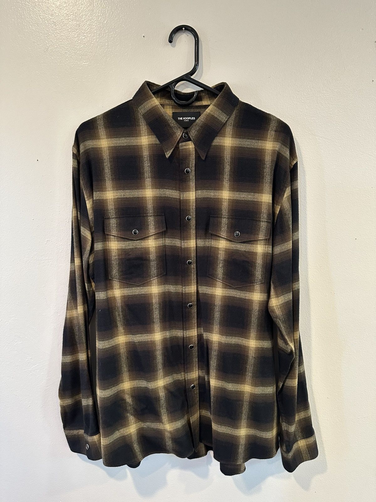 The Kooples The Kooples Check Shirt Long Sleeve Button Down Size US L / EU 52-54 / 3 - 1 Thumbnail