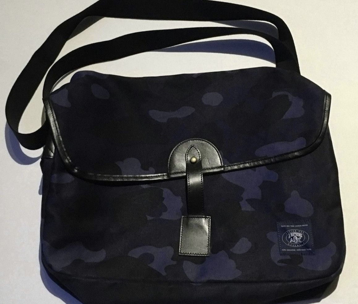 Bape camo satchel shoulder bag
