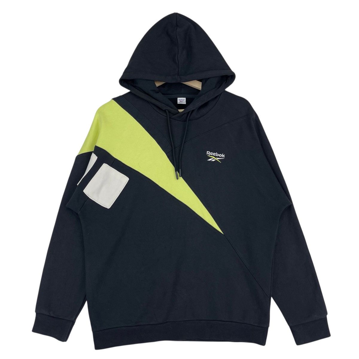 Reebok × Vintage Vintage Reebok Over Logo Sweatshirt Hoodie Size US M / EU 48-50 / 2 - 1 Thumbnail