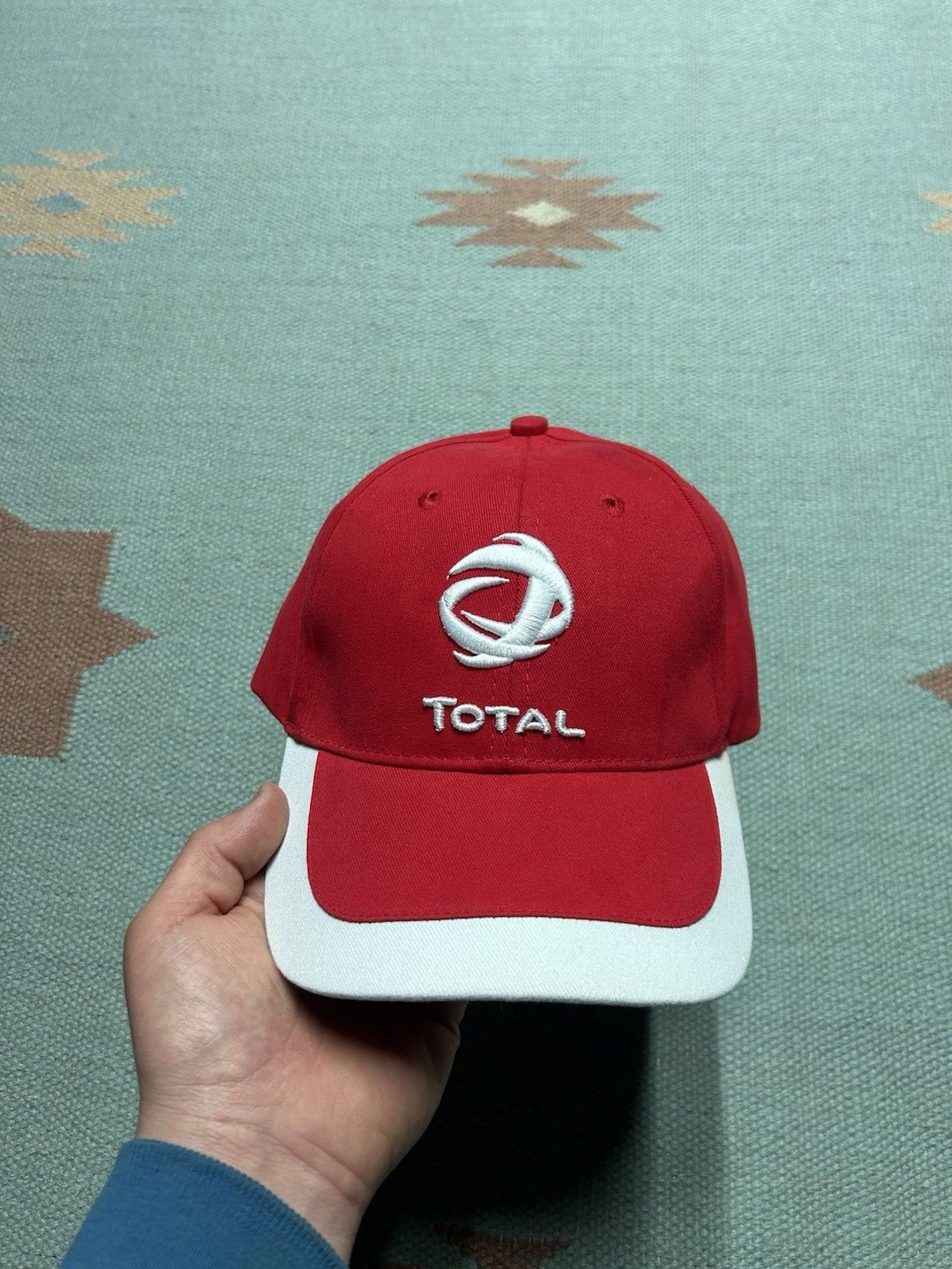 Vintage Vtg strapback hat baseball total lubricants racing NOS Size ONE SIZE - 2 Thumbnail