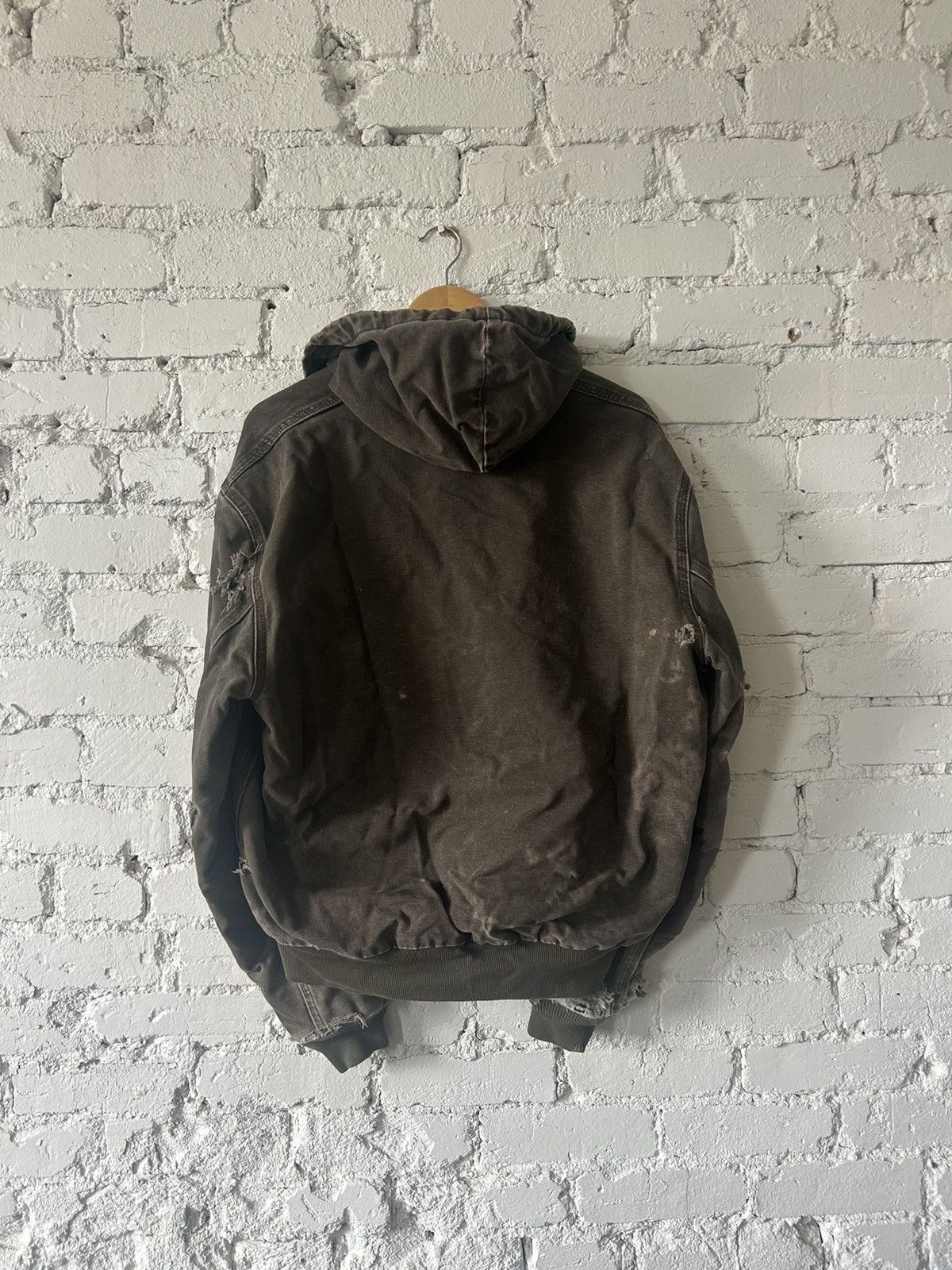 Carhartt Vintage brown/Olive Green Thrashed Carhartt jacket Size US L / EU 52-54 / 3 - 7 Thumbnail