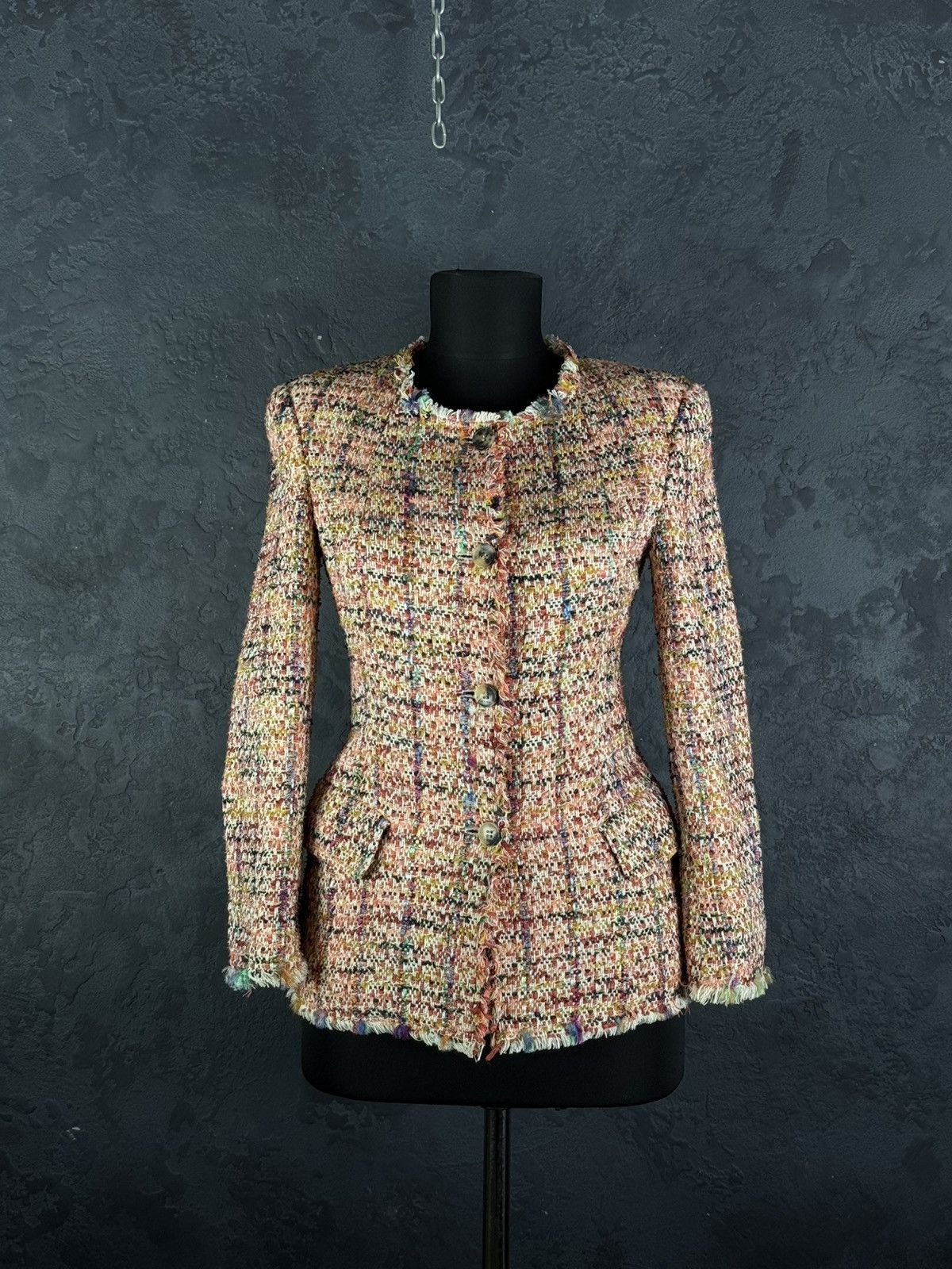 Etro ETRO Women’s Cotton-Blend Tweed Jacket Size 40 Size S / US 4 / IT 40 - 1 Thumbnail