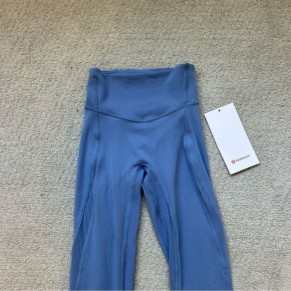 Lululemon lululemon Nulu Mesh Panels High-Rise Tight 25" Washed Denim Size 25" / US 0 / IT 36 - 4 Thumbnail