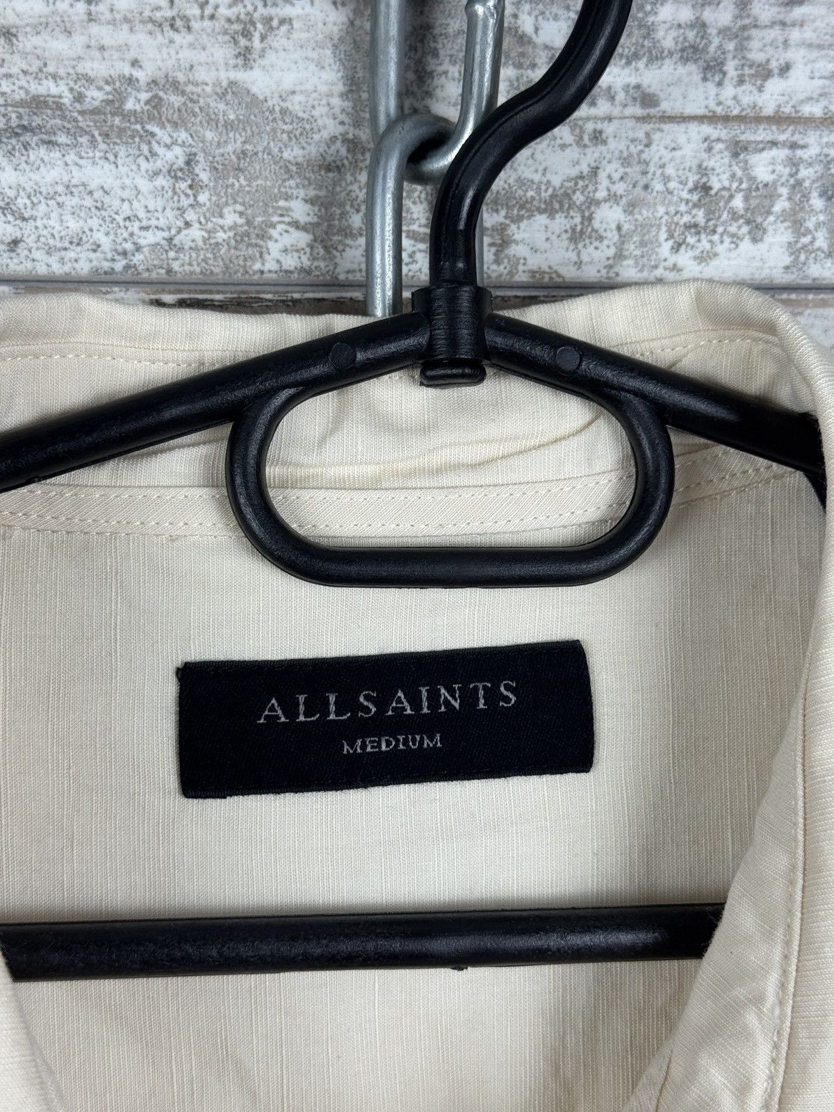 Allsaints Mens AllSaints BITTERWATER LS SHIRT button up pocket luxury Size US M / EU 48-50 / 2 - 8 Thumbnail