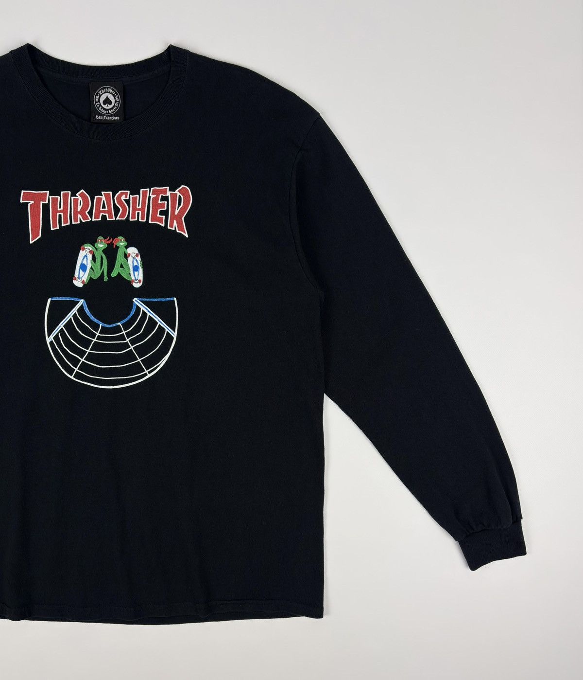 Thrasher Thrasher Green Ninja Turtles Skateboarder Long Sleeve Size US M / EU 48-50 / 2 - 2 Thumbnail