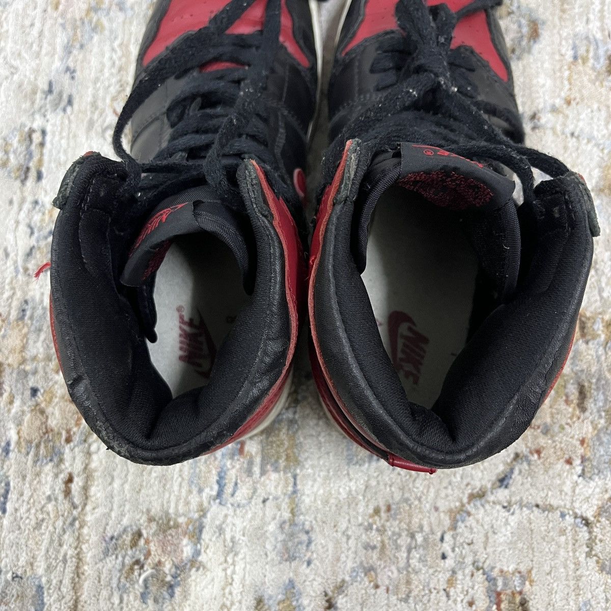 Jordan Brand × Nike Vintage 1994 Bred 1 Jordan Size US 5.5 / EU 38 - 9 Thumbnail