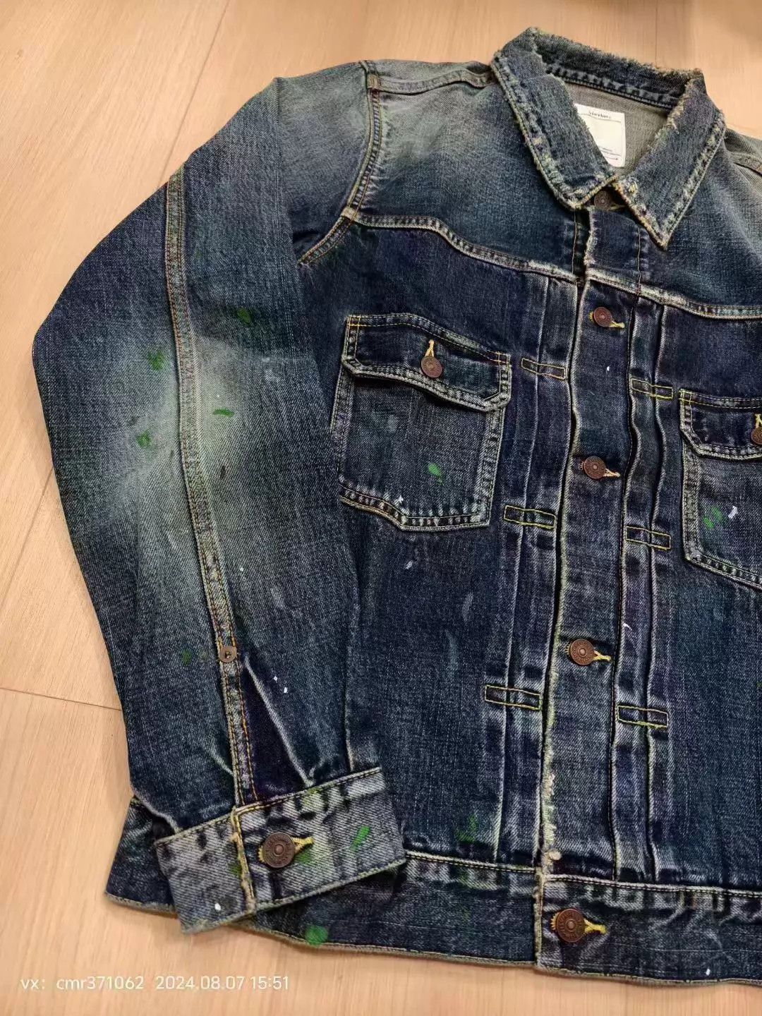 Visvim visvim 19SS 101 JKT DMGD-1002 Mud Splatter Jacket Size US XL / EU 56 / 4 - 2 Thumbnail