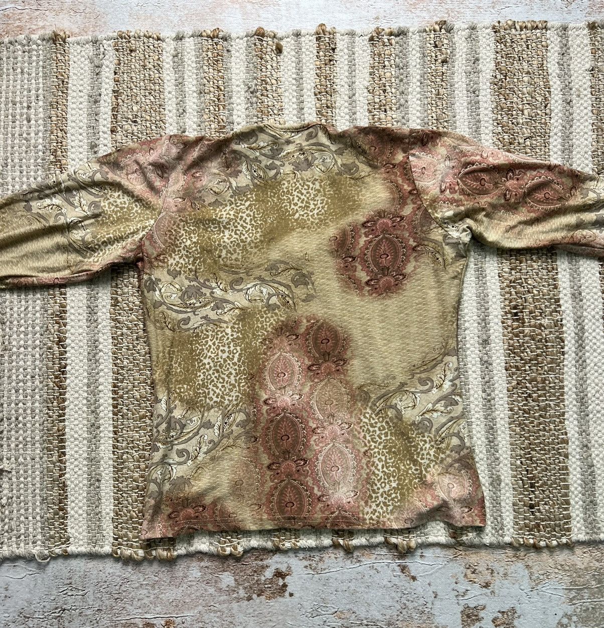 Japanese Brand × Vintage Vintage Japanese long sleeve with adjustable sleeves Size S / US 4 / IT 40 - 4 Thumbnail