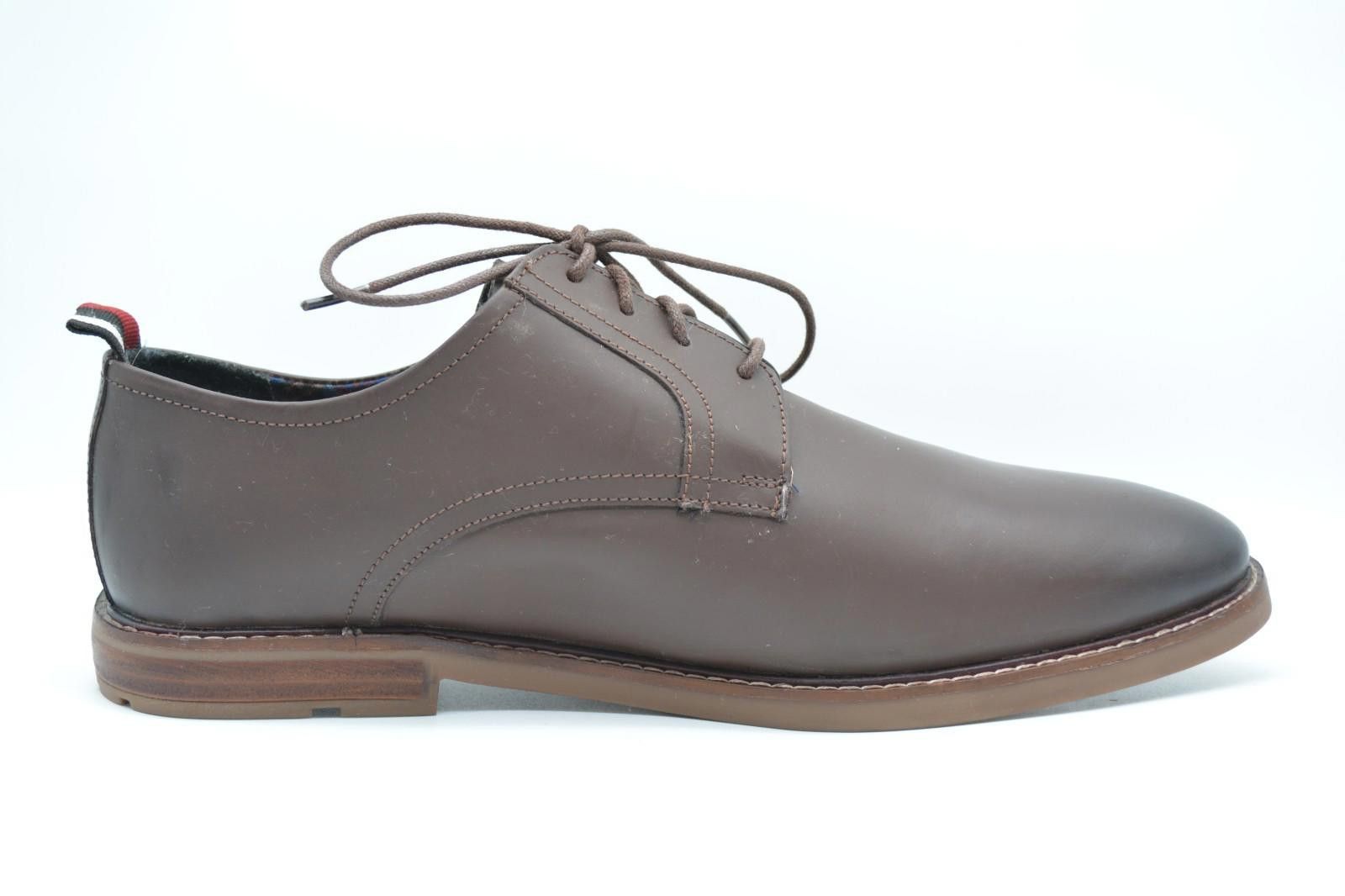 Ben Sherman Ben Sherman Birk Plain Toe Brown Leather Oxford Size 12 Size US 12 / EU 45 - 5 Thumbnail
