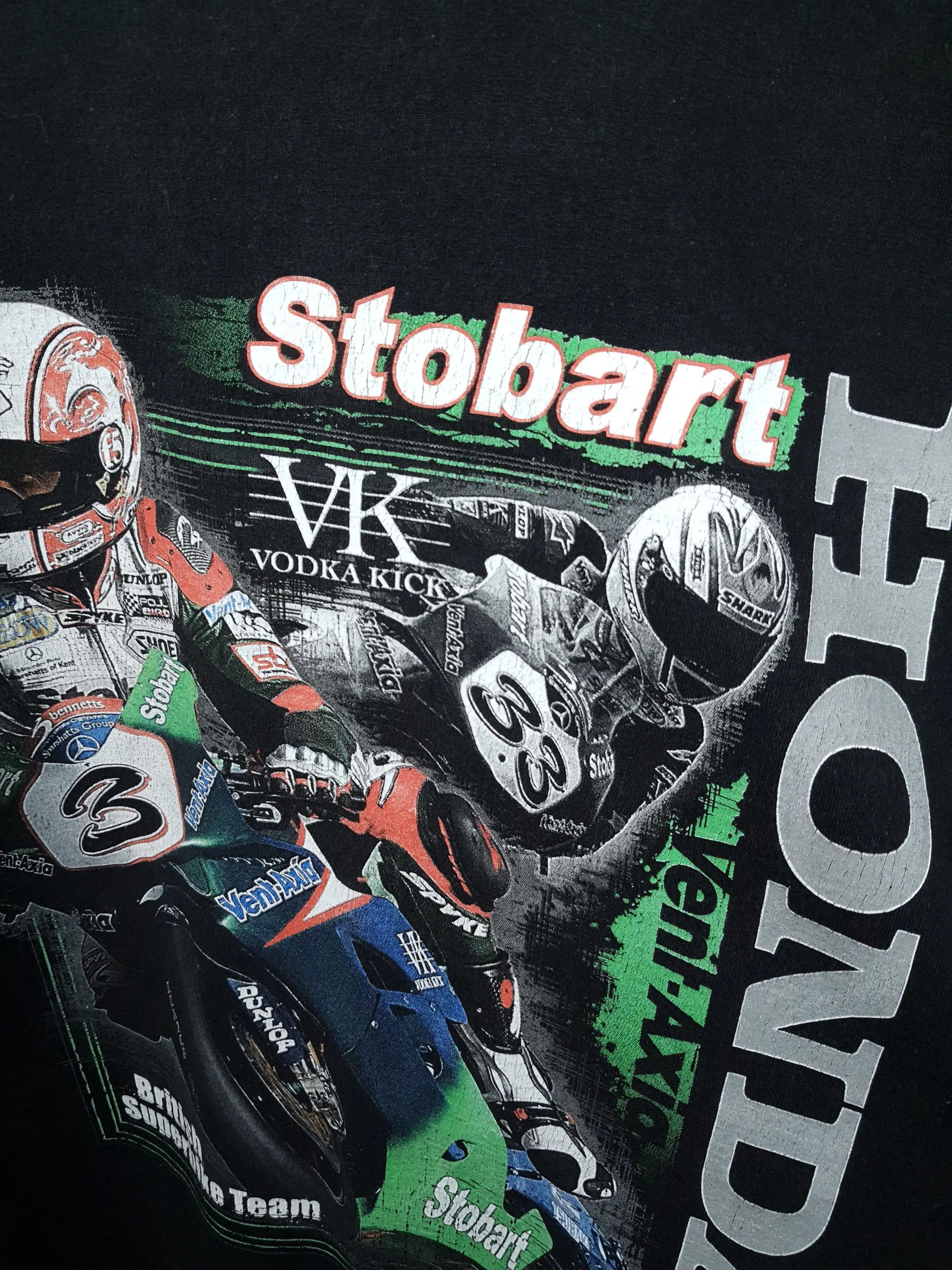 Honda 2000s Honda Stobart Team Motocross Vintage Graphic T Shirt Size US L / EU 52-54 / 3 - 3 Thumbnail