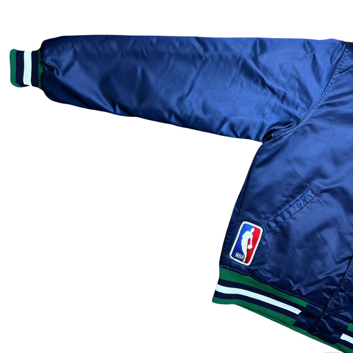 Starter Vintage 1980s NBA Denver Nuggets Starter Satin Bomber Jacket Size US M / EU 48-50 / 2 - 6 Thumbnail