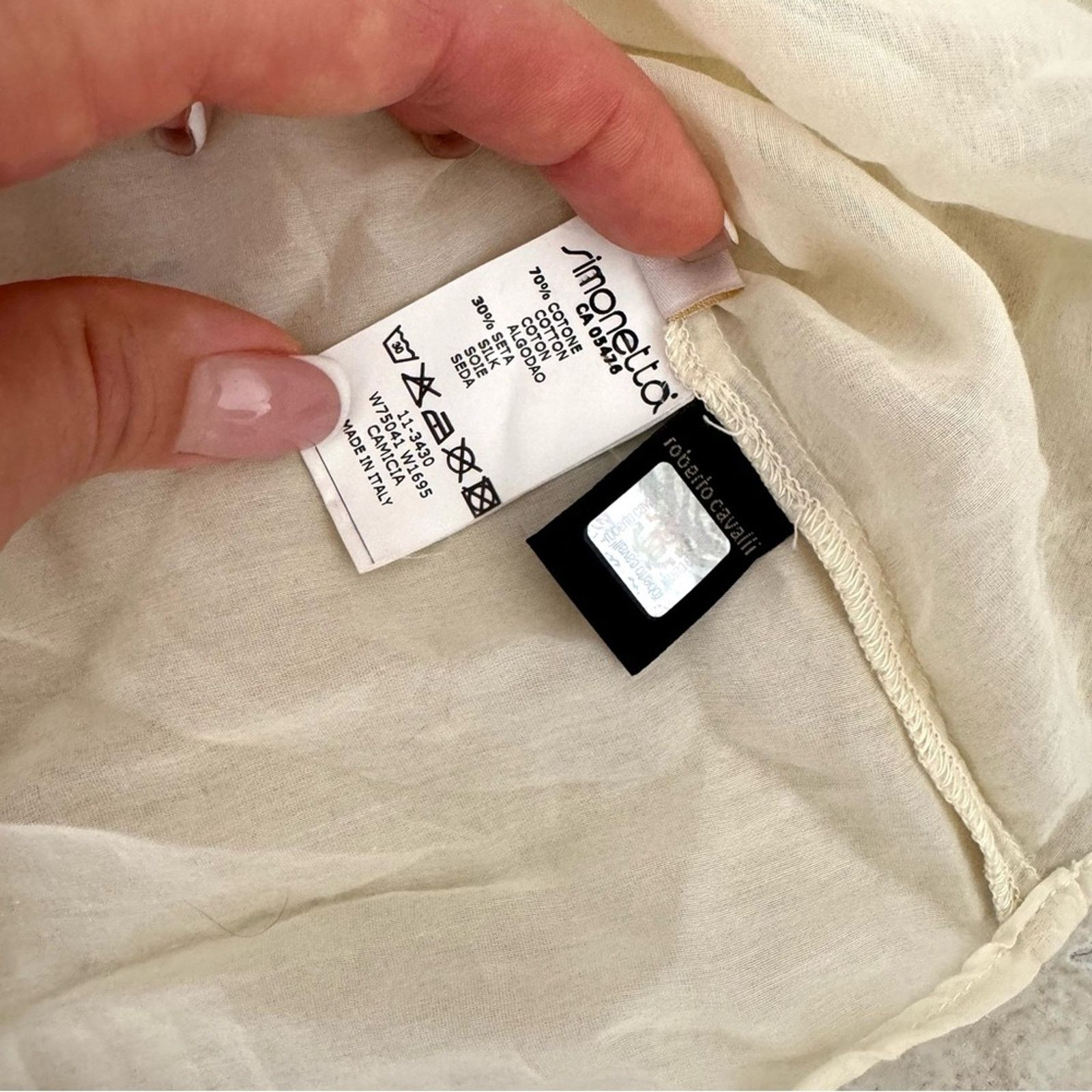 Roberto Cavalli Roberto Cavalli Shirt for Girls, Size 6/122, Cotton/Silk Size M / US 6-8 / IT 42-44 - 10 Thumbnail