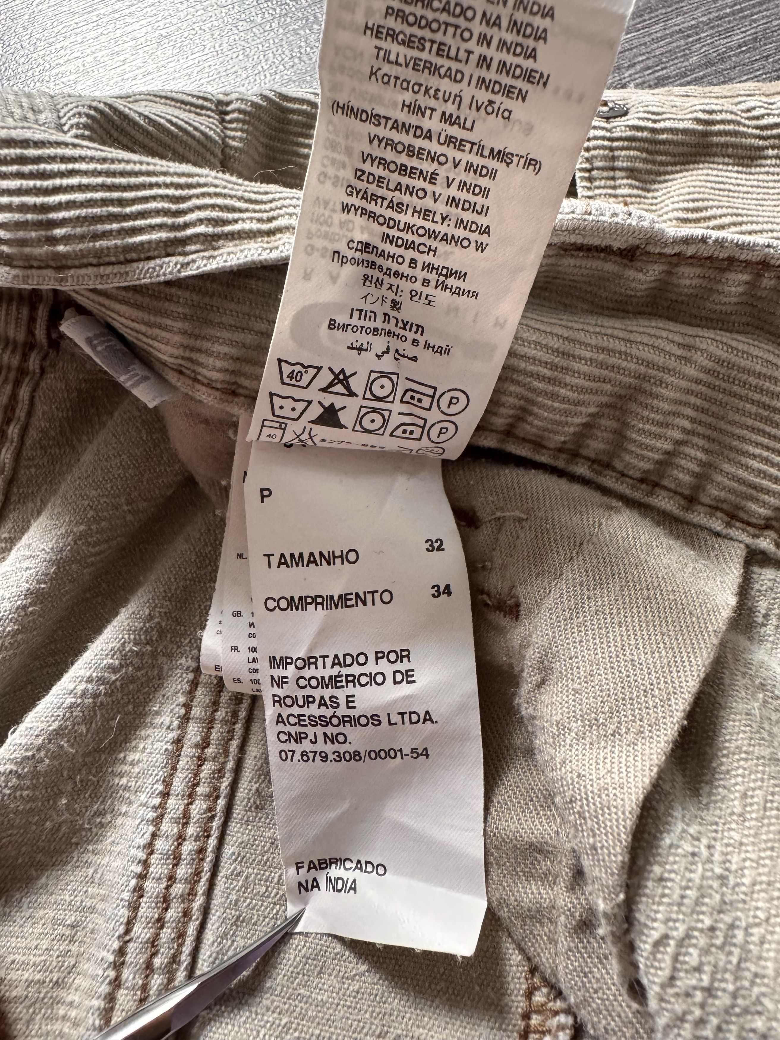 G-Star Vintage G Star Raw Corduroy Pants Y2K Beige Size US 32 / EU 48 - 9 Thumbnail