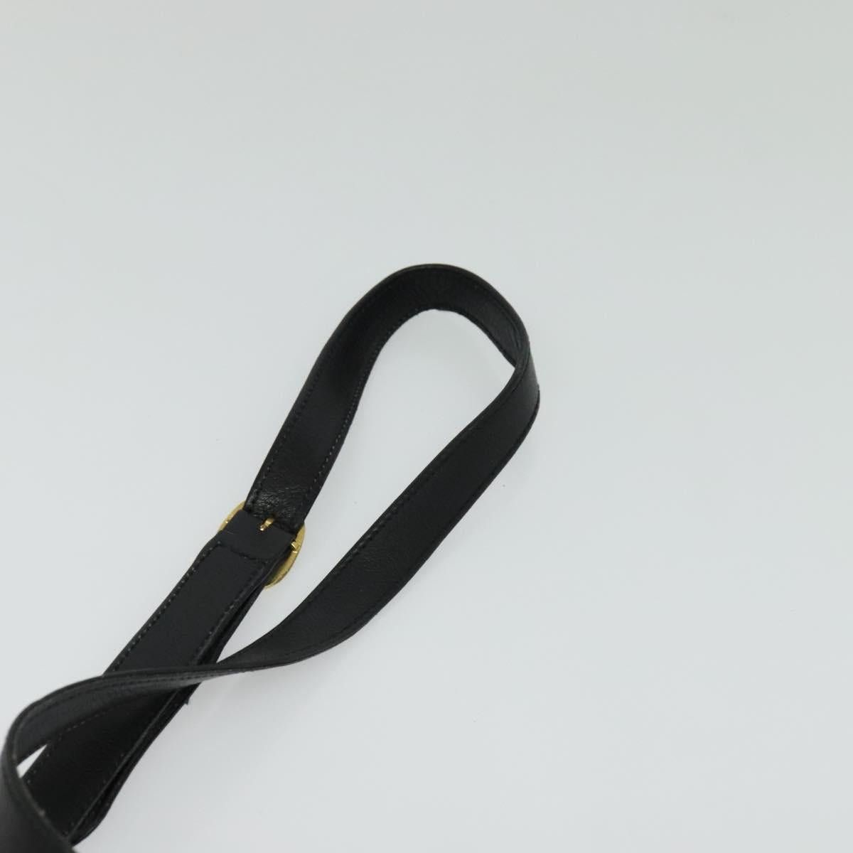 Gucci GUCCI Shoulder Bag Leather Black Gold Size ONE SIZE - 8 Thumbnail