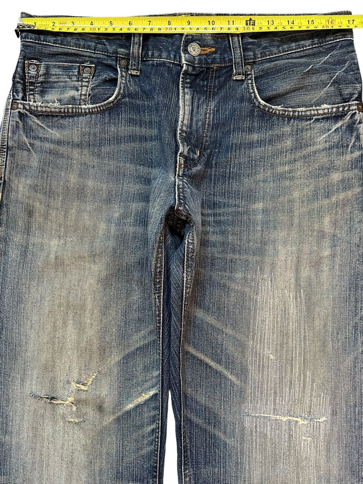 Edwin Edwin XV Exclusive Vintage Faded Wash Style Baggy Jeans Size US 34 / EU 50 - 12 Thumbnail