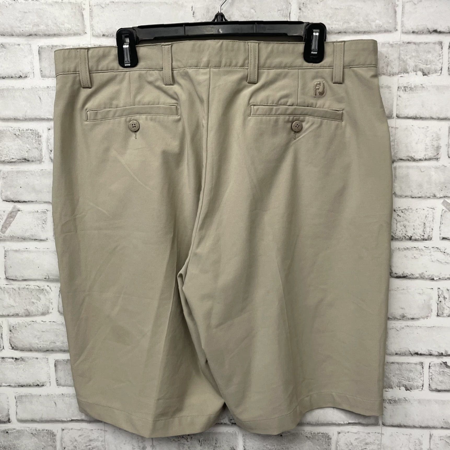 Footjoy FootJoy Golf Shorts Mens Size 36 Beige Polyester Blend Chino Size US 36 / EU 52 - 5 Thumbnail