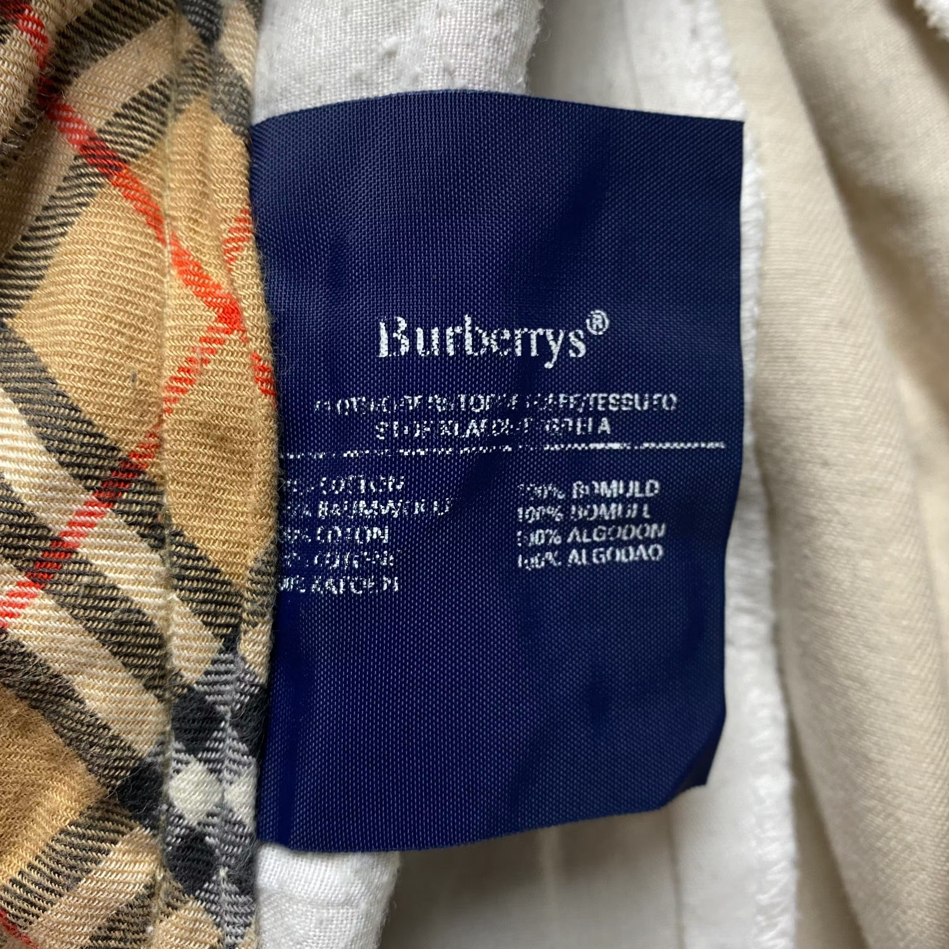Burberry × Vintage Mens Pants Chinos Burberrys Vintage Size 34R Size US 34 / EU 50 - 6 Thumbnail