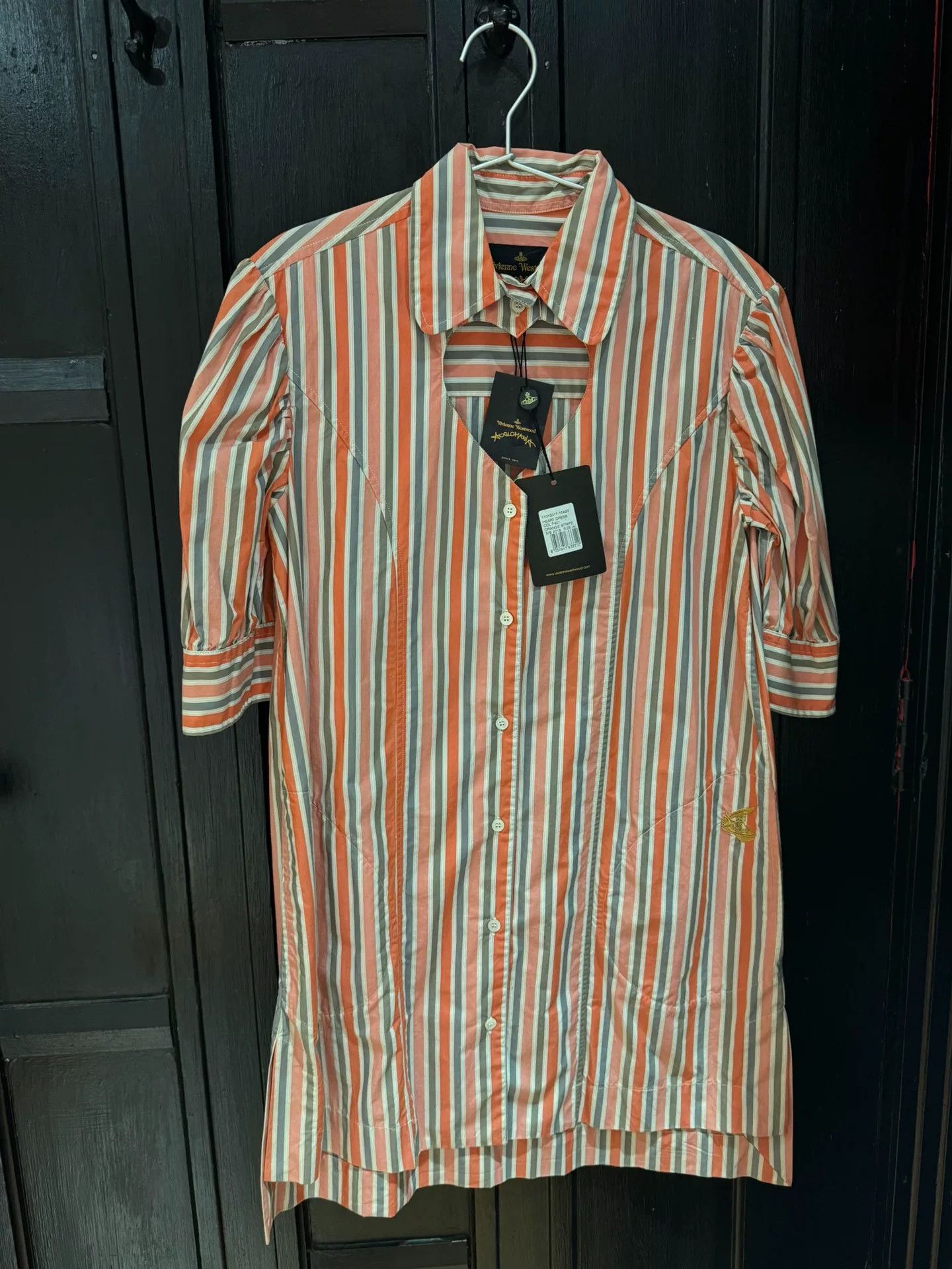 Vivienne Westwood vivienne westwood striped heart short sleeve shirt Size L / US 10 / IT 46 - 1 Thumbnail
