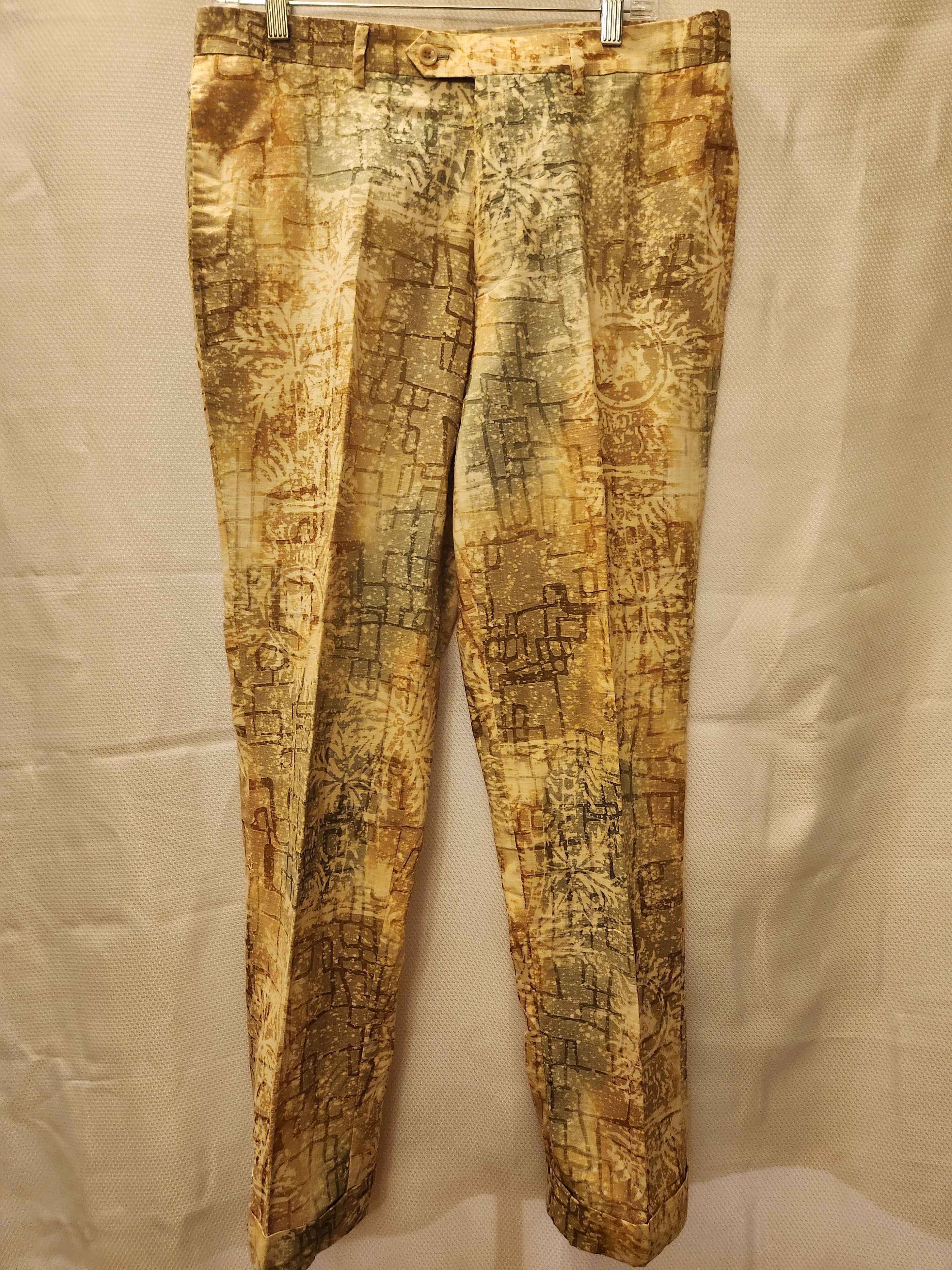 Other Jean Courcel 100% Wool Abstract Designed Men's Suit Size 38R - 7 Thumbnail