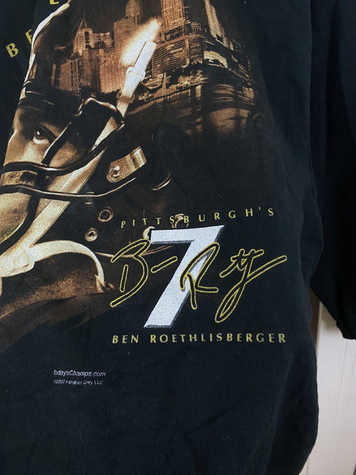 Vintage ✅️Vintage Pittsburgh's Ben Roethlisberger Size US L / EU 52-54 / 3 - 4 Thumbnail