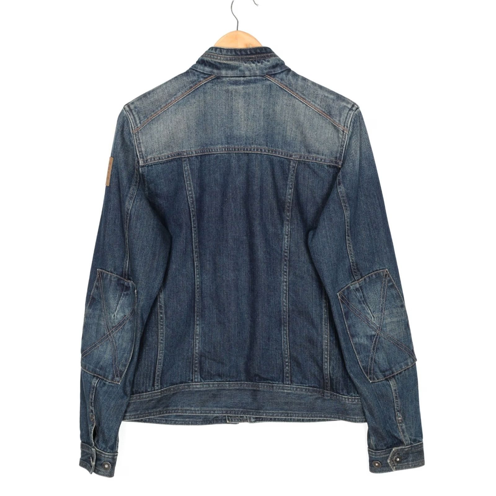 Napapijri Napapijri Denim Jacket Men M Full Zip Biker Denim Jacket blue Size M Regular Mens Size US M / EU 48-50 / 2 - 3 Thumbnail