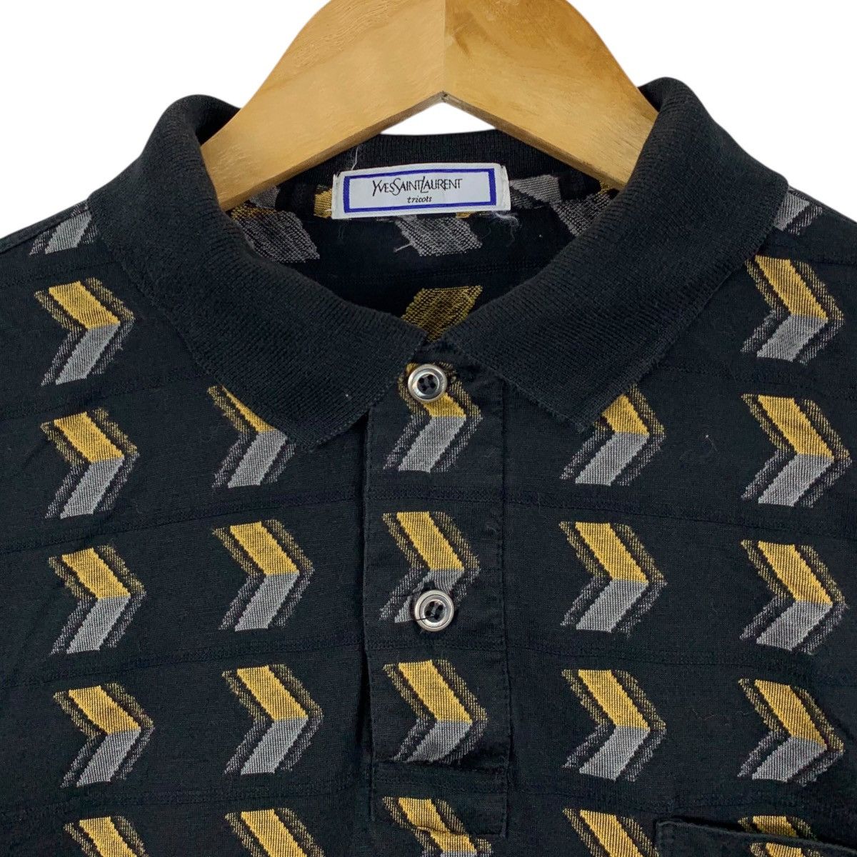 Yves Saint Laurent YvesSaintLaurent YSL Tricots French Fashion Polos T-Shirt Size US M / EU 48-50 / 2 - 4 Thumbnail