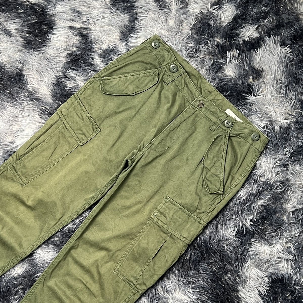 Japanese Brand Grass Water Cargo Pants Size US 29 - 3 Thumbnail