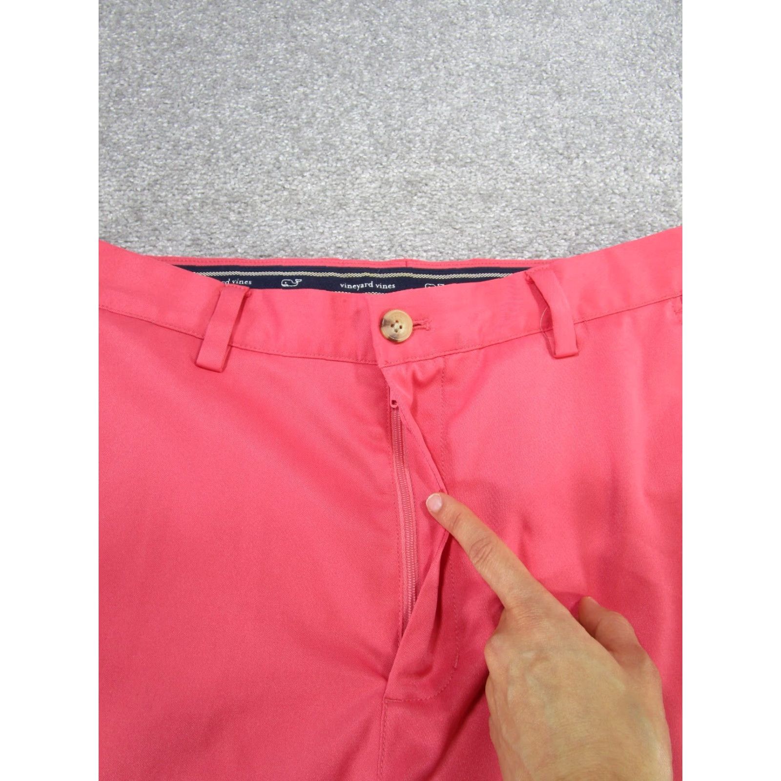 Vineyard Vines Vineyard Vines Links Shorts Mens 32 Red Polyester Chino Casual Workwear Beach Outdoor Preppy 90s Mens Size US 32 / EU 48 - 5 Thumbnail
