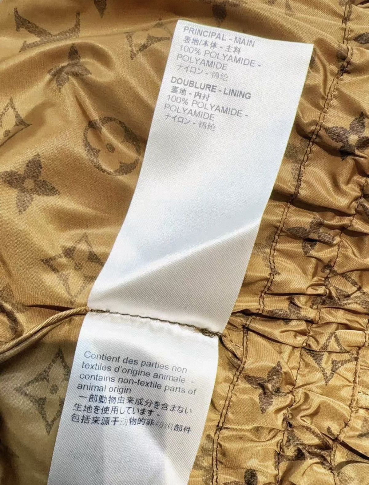 Louis Vuitton LOUIS VUITTON 34 Nylon Brown monogram Women Jacket Size XXS / US 00 / IT 34 - 8 Thumbnail