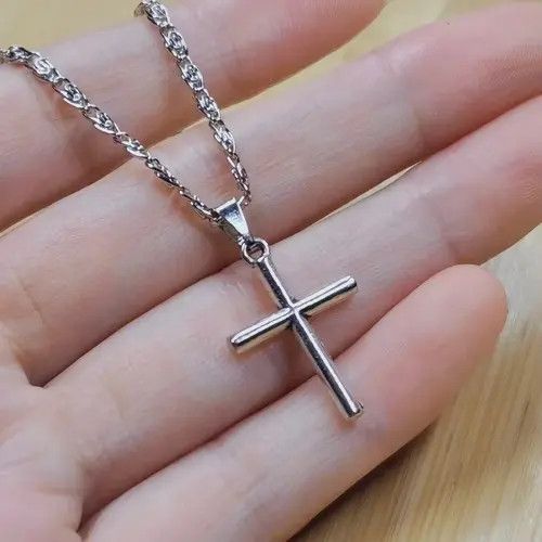 Jewelry Cross Pendant Necklace for Men Women,Streetwear Unisex Size ONE SIZE - 8 Thumbnail
