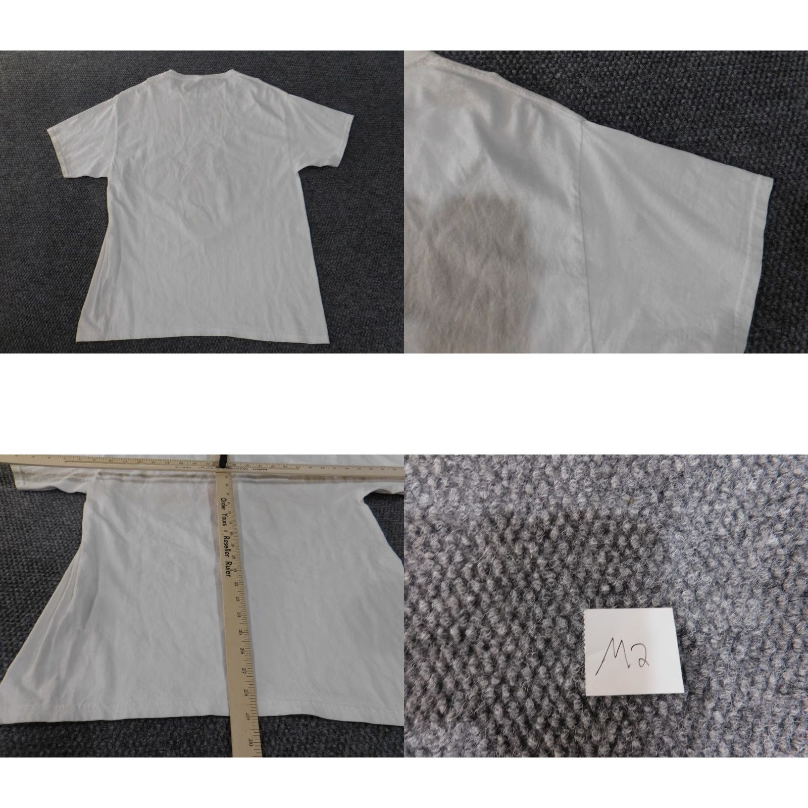 Disney Disney Mickey Mouse Shirt Men Large White Crew Neck Short Sleeve Cotton Knit Logo Classic - Men's T-Shirt Size US L / EU 52-54 / 3 - 8 Thumbnail