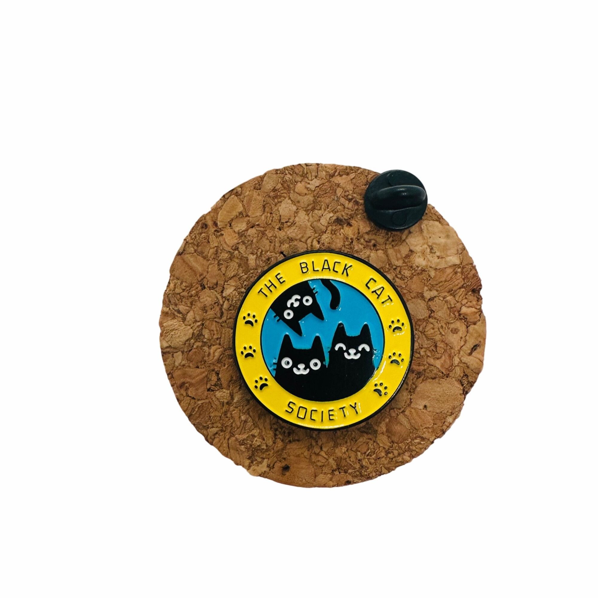 Other ⭐Pin Lapel Brooch Black Cat Society Cartoon Yellow Animal Ca Size ONE SIZE - 5 Thumbnail