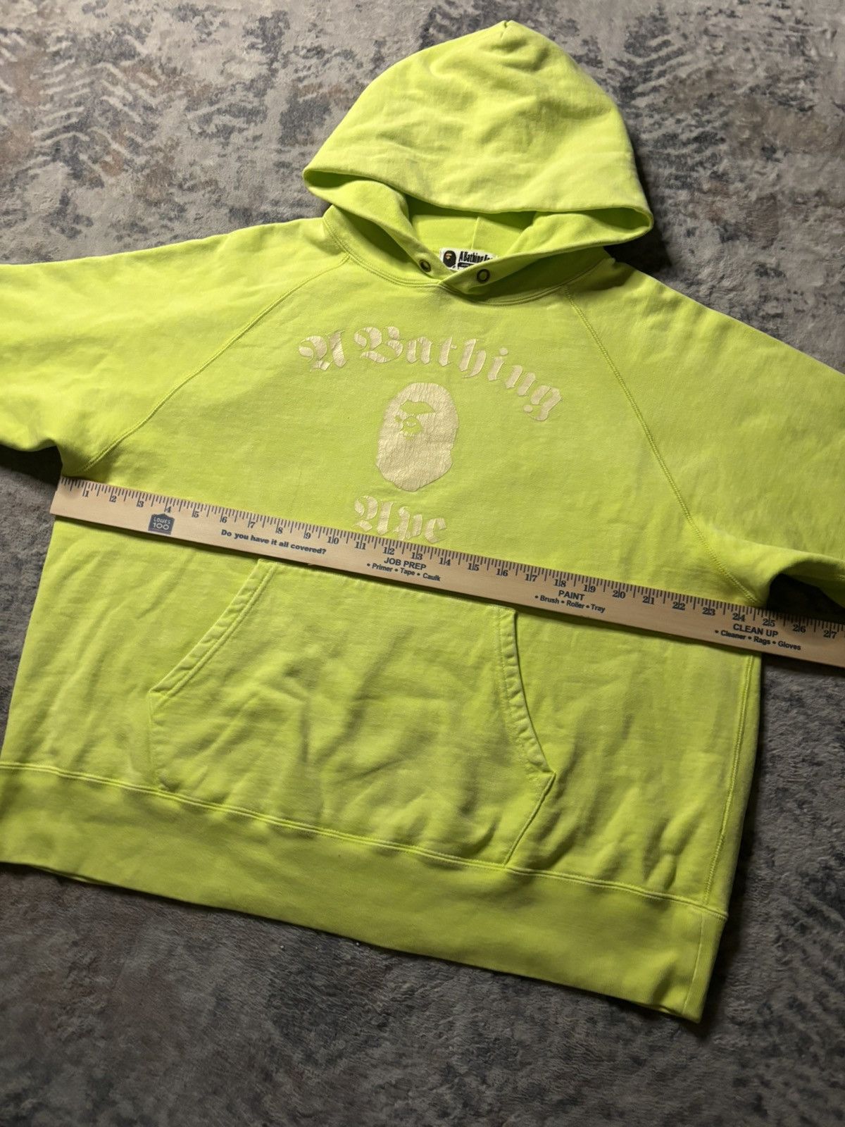Bape Bape Green Pullover Hoodie Size US L / EU 52-54 / 3 - 5 Thumbnail