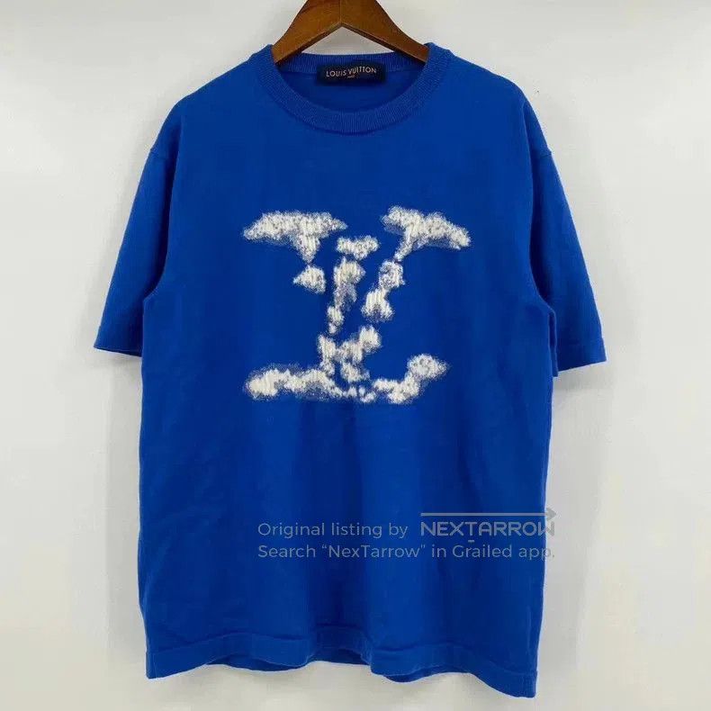 Louis Vuitton Louis Vuitton Cloud Print Knit T. Size US L / EU 52-54 / 3 - 1 Thumbnail