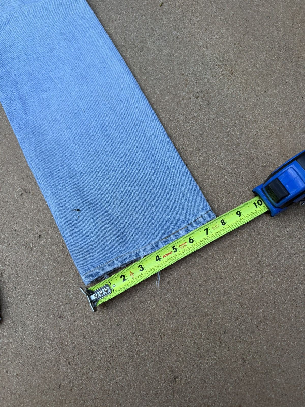 Levi's Vintage 90s Levis 501xx Buttonfly Straight Denim Jeans 31x29 Size US 31 - 11 Thumbnail
