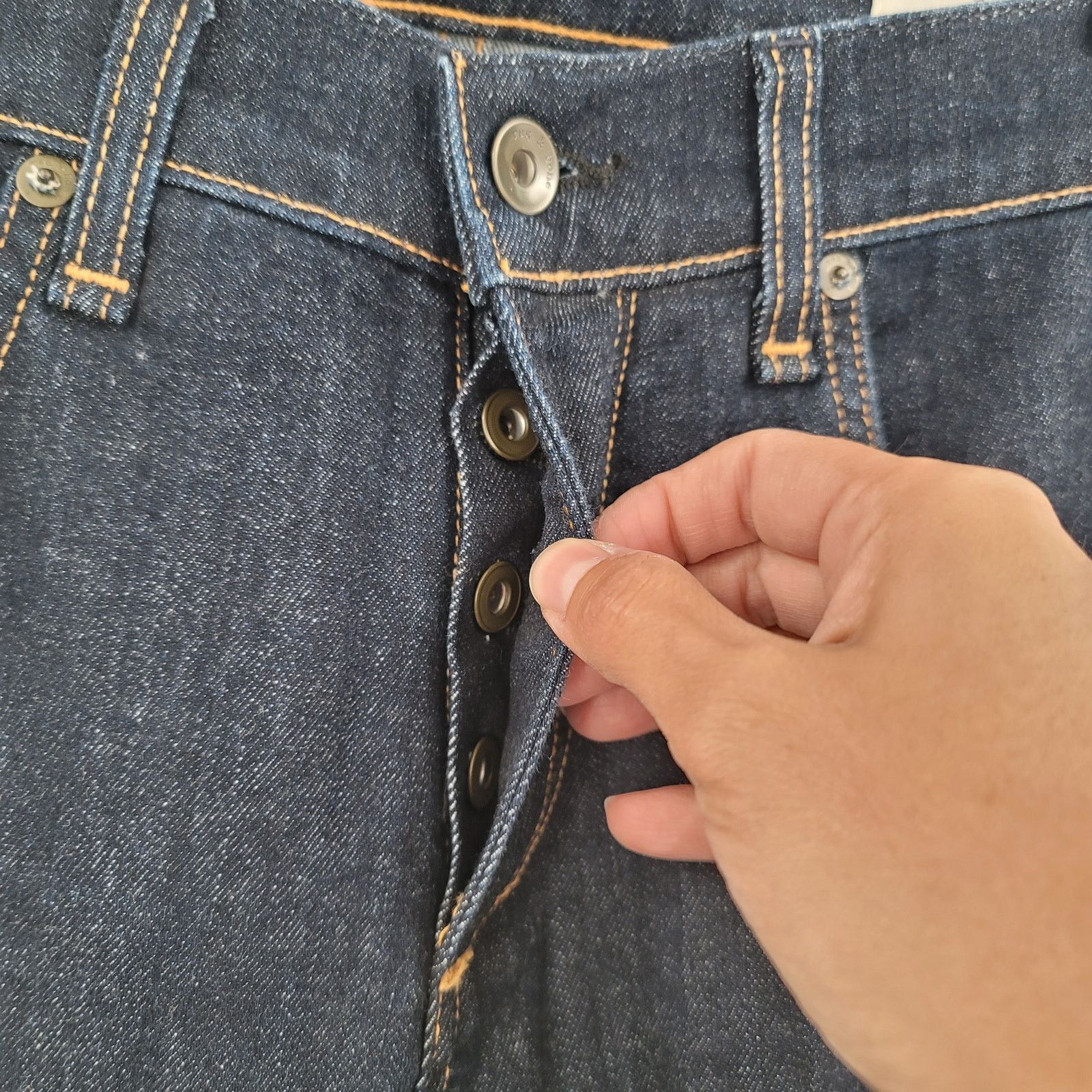 Rag & Bone rag & bone FIT 3 Slim Straight Leg Jeans Size 29 Button Fly Size US 29 - 6 Thumbnail