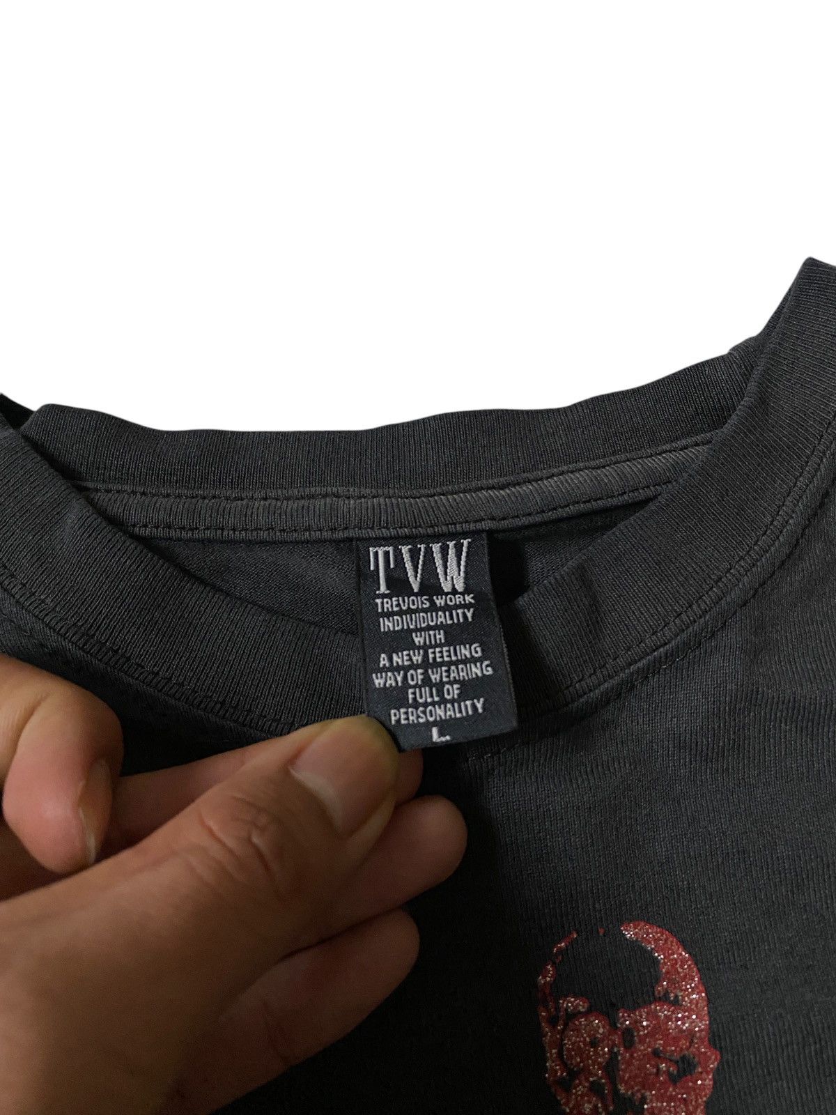 If Six Was Nine 2000's TVW Skull Longsleeve Size US M / EU 48-50 / 2 - 7 Thumbnail
