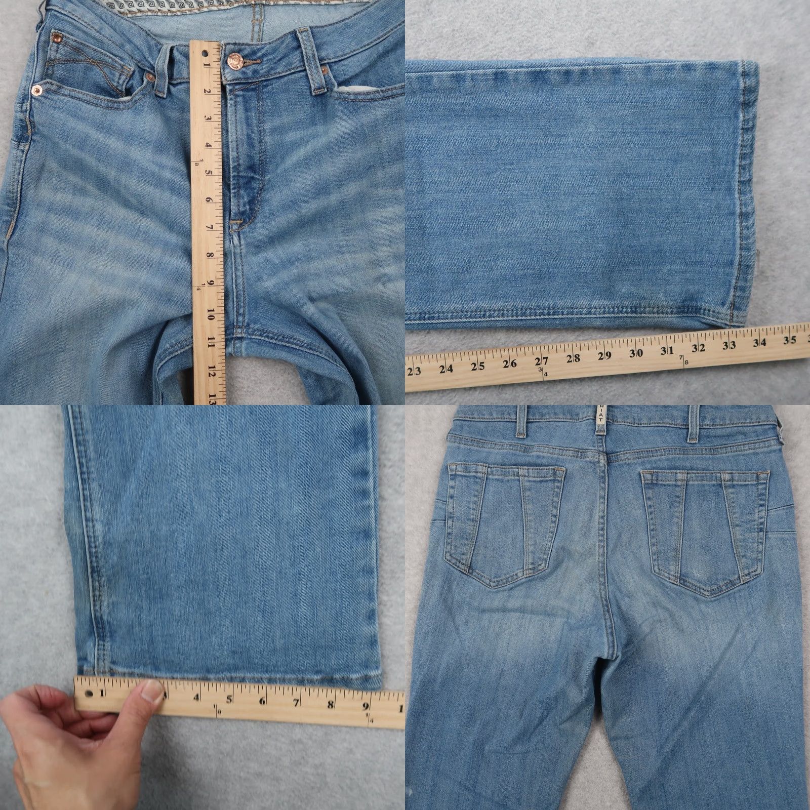 Ariat Ariat REAL Denim Jeans Women’s Deleware Charlee Boot 32L Blue Flare Western Denim Size 24" / US 00 / IT 34 - 9 Thumbnail
