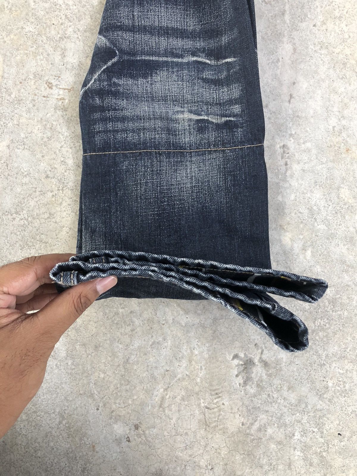 PPFM PPFM Distressed Jeans Size US 33 - 16 Thumbnail