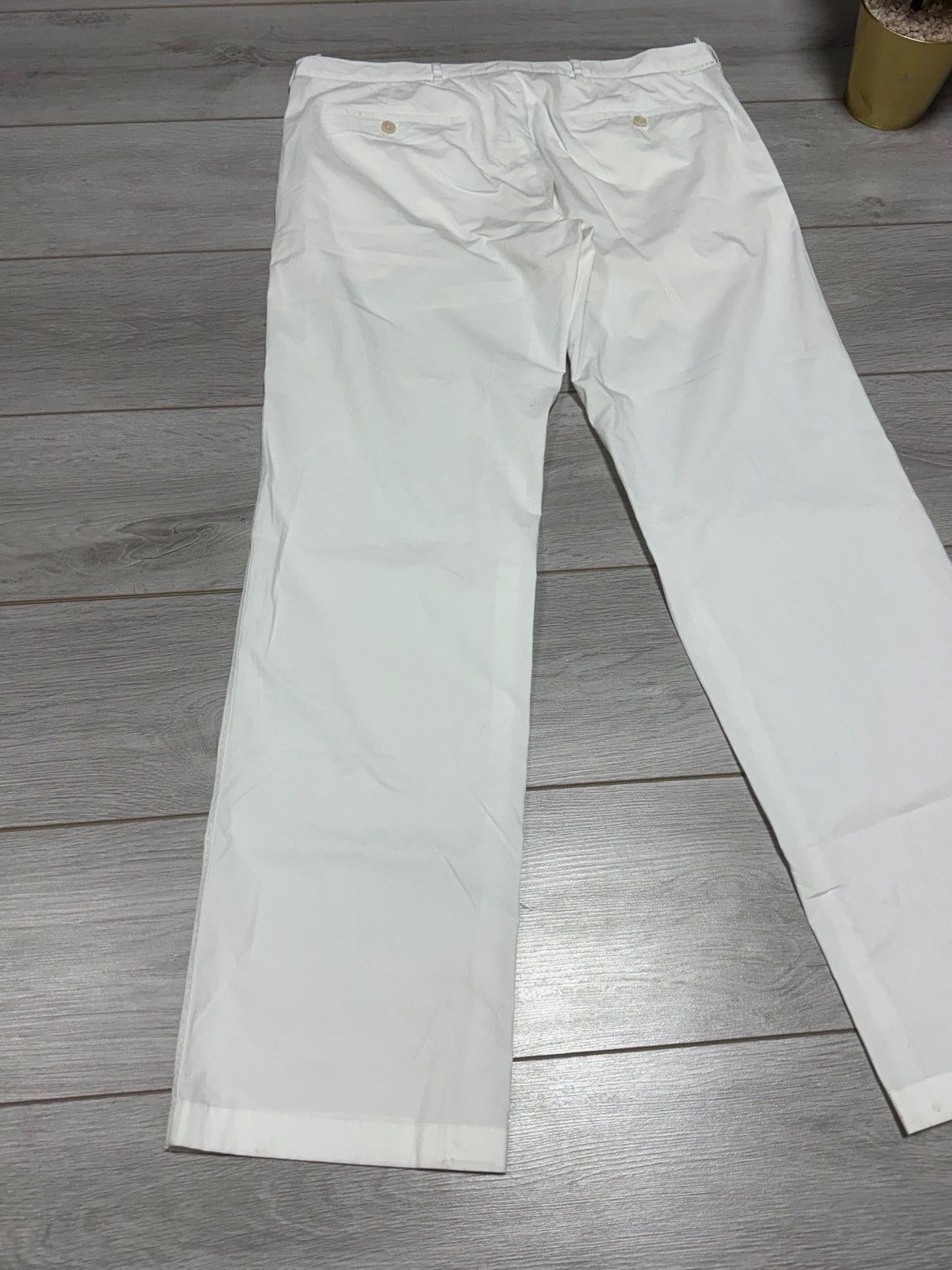 Prada Prada white tab straight pants vintage Size US 37 - 11 Thumbnail