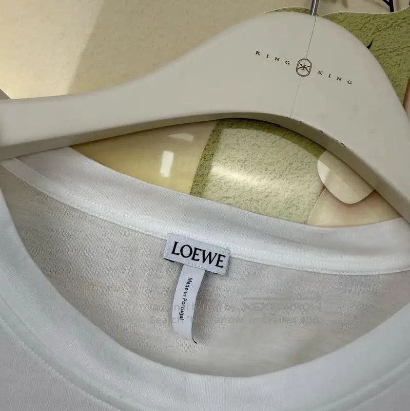 Loewe Loewe Summer White Cotton T-Shirt . Size M / US 6-8 / IT 42-44 - 6 Thumbnail