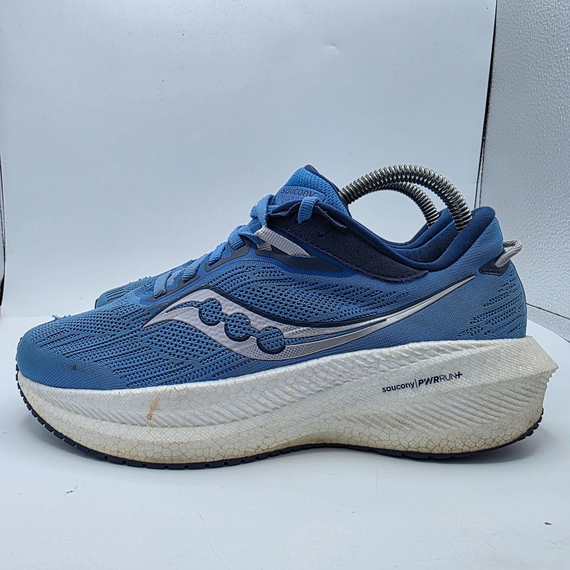 Saucony Saucony Triumph 21 Womens Size 8 Wide Blue Athletic Shoes Ru Size US 8 / IT 38 - 13 Thumbnail