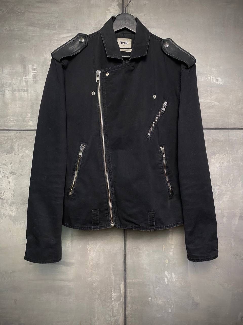 Acne Studios Cotton Biker Jacket M Size US M / EU 48-50 / 2 - 2 Thumbnail