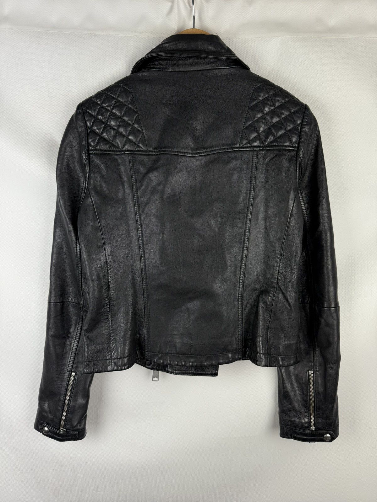 Allsaints Allsaints Catch Biker Ladies Leather Full Zip Jacket Size M / US 6-8 / IT 42-44 - 13 Thumbnail