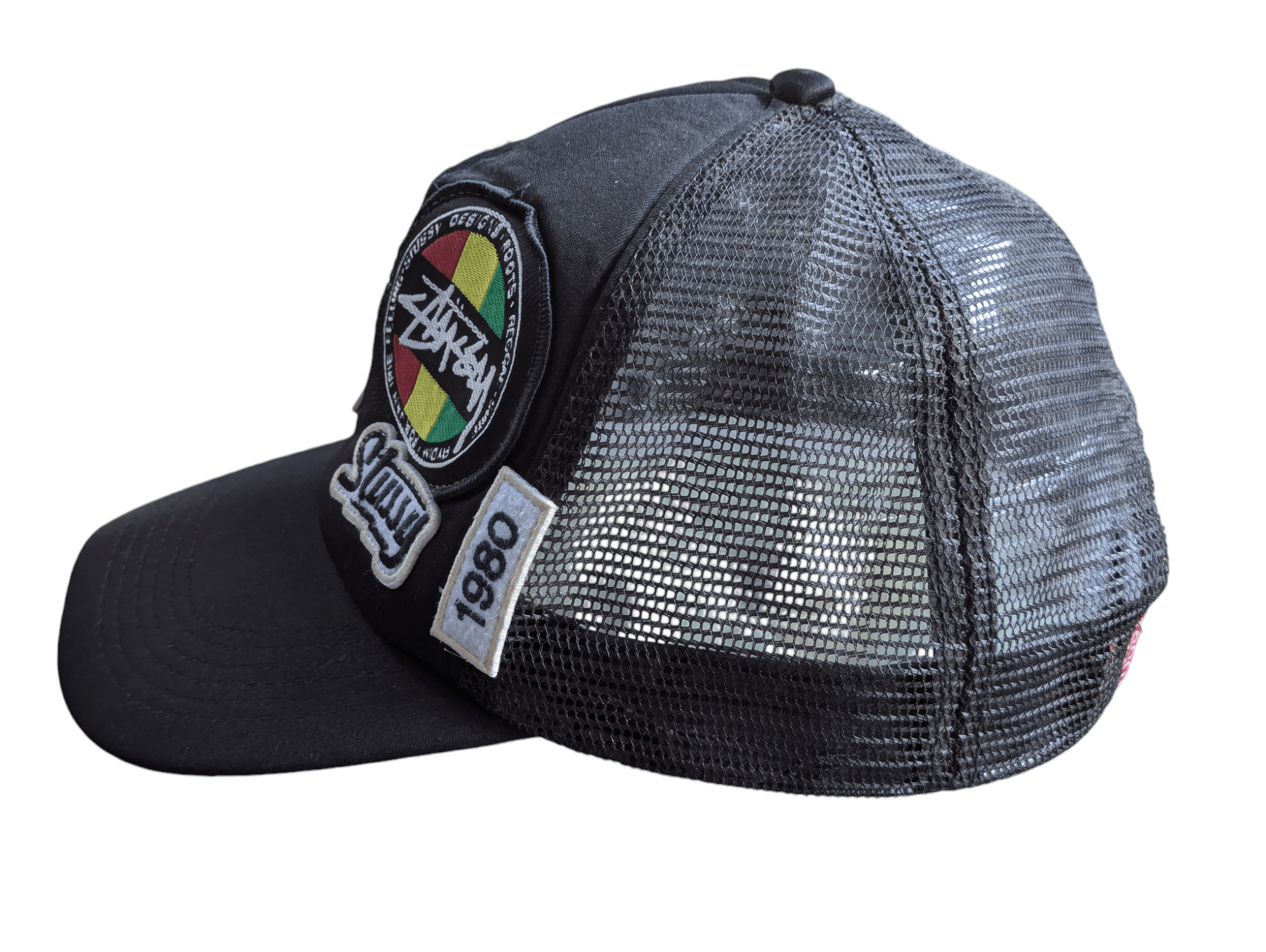 Stussy Vintage Stussy Crown Logo Patches All Logo Trucker Hat Size ONE SIZE - 4 Thumbnail