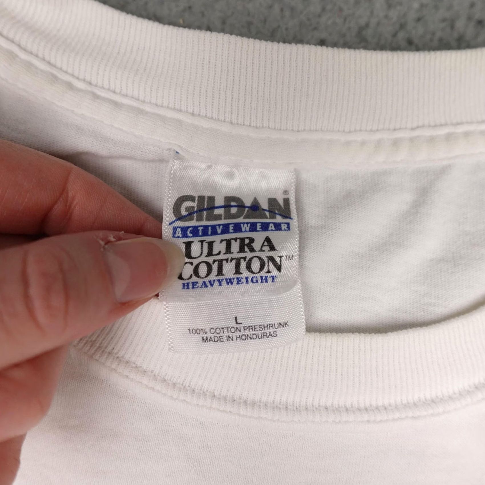 Gildan Aret's Angels Shirt Mens Large White The Great Raid Pensacola Florida Size US L / EU 52-54 / 3 - 3 Thumbnail