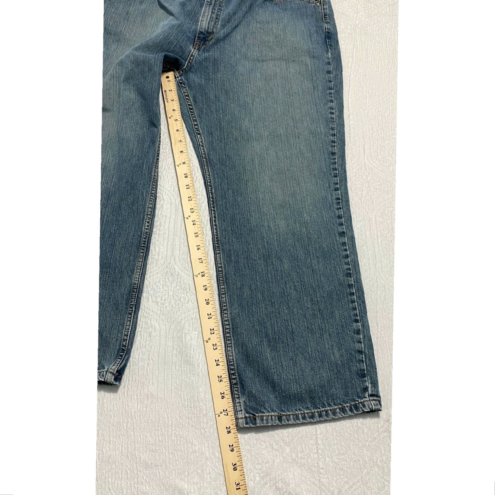 Levi's Levi's 559 Jeans Mens Size 44 Relaxed Straight Leg Blue Denim Pants Size US 44 / EU 60 - 7 Thumbnail