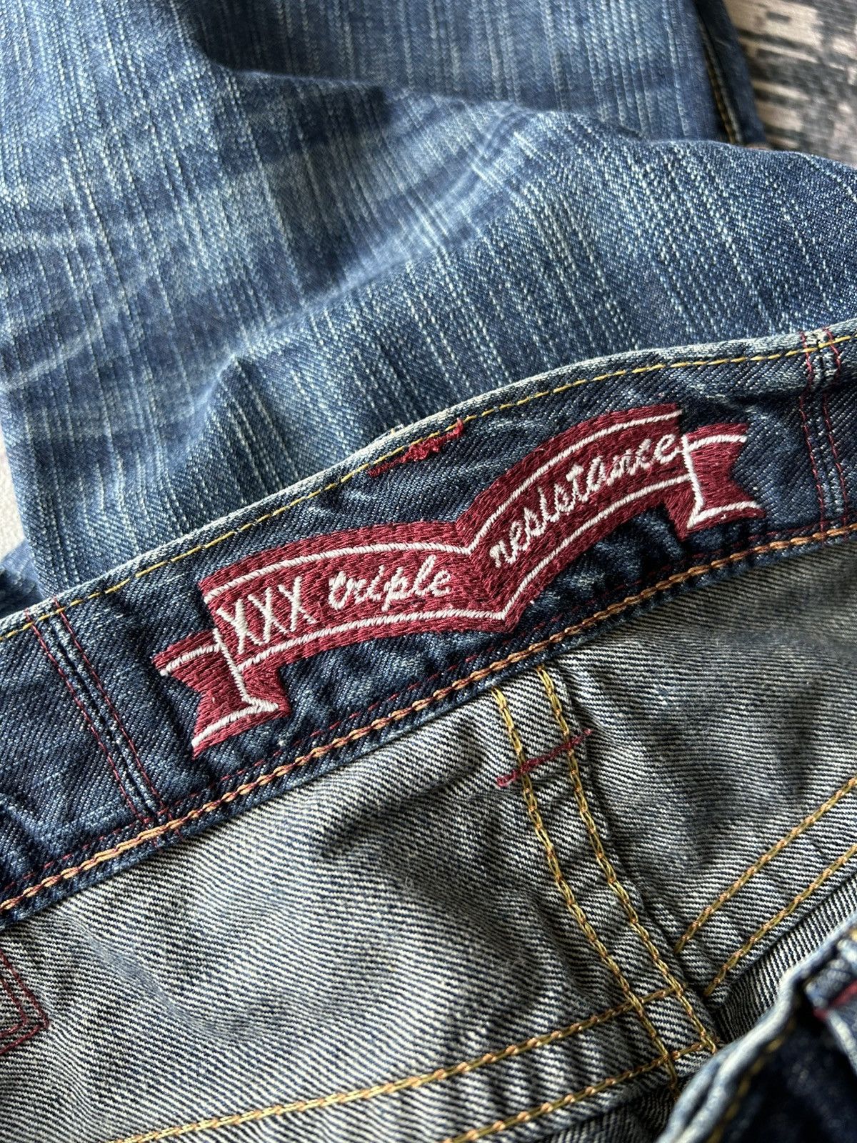 If Six Was Nine Flared Painter Style Liberto Jeans Size US 32 / EU 48 - 9 Thumbnail