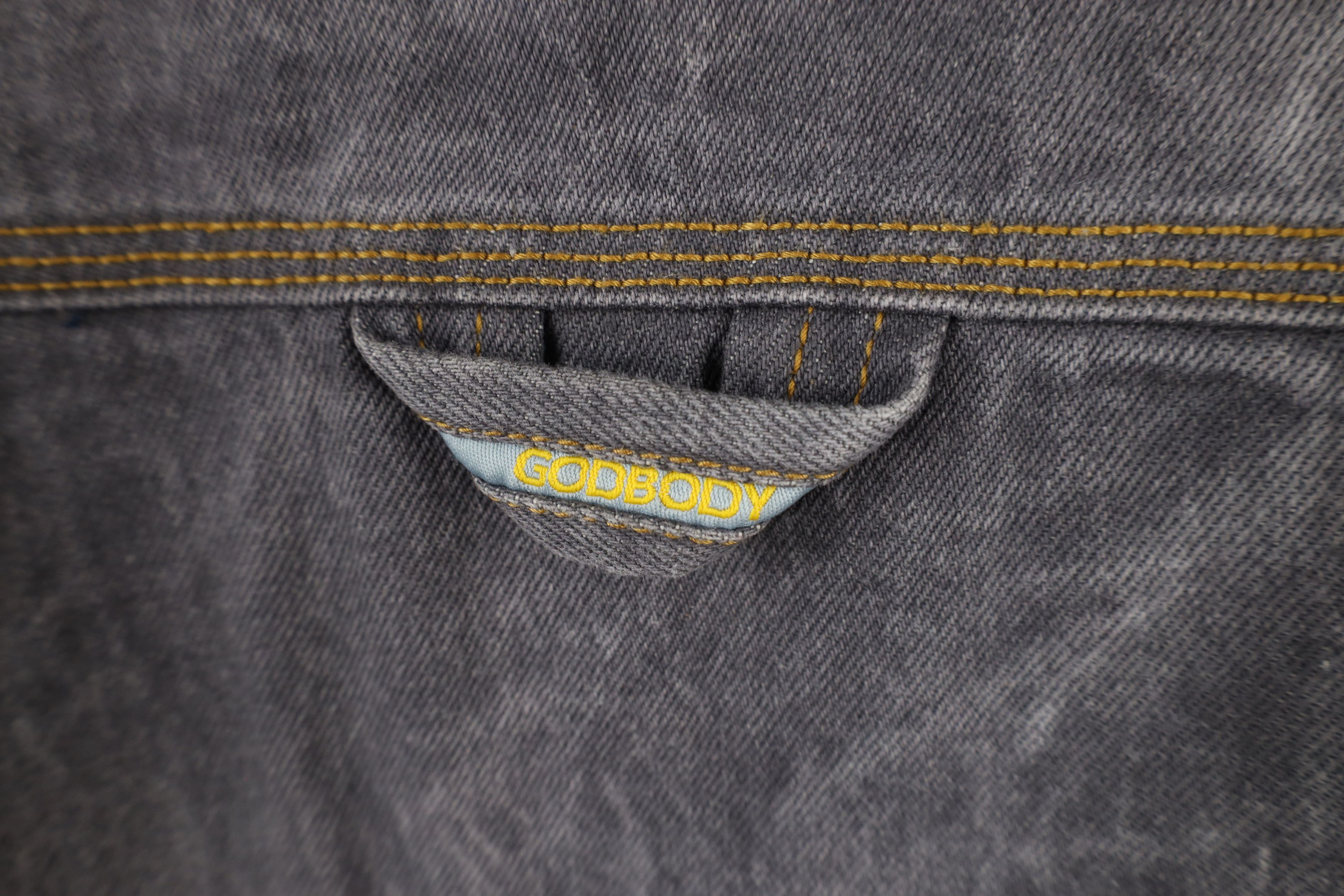 Vintage Vintage 90s Y2K Streetwear Baggy Denim Trucker Jacket Gray Size US M / EU 48-50 / 2 - 12 Thumbnail